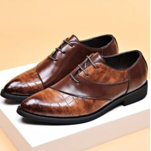 Men's British Pointed Leather Shoes