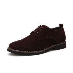 PU Black Suede Men’s Oxford Shoes